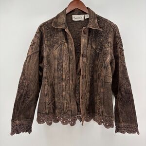 Flashback‎ Vintage Boho Embroidered Jacket M